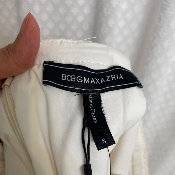 BCBG Heidi Metallic Tweed Mini Skirt NWT - Picture 9 of 12